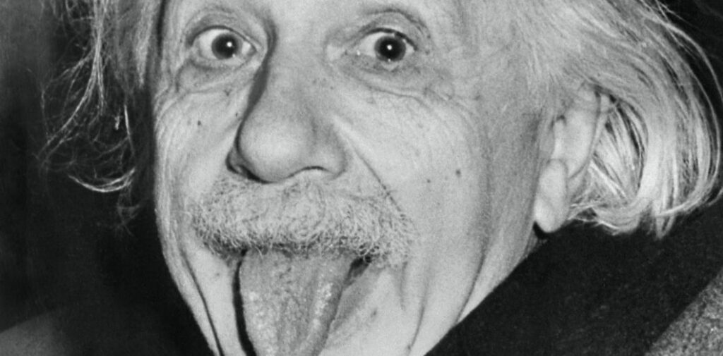 Albert Einstein tire la langue : Confiance et Estime de Soi Ultime